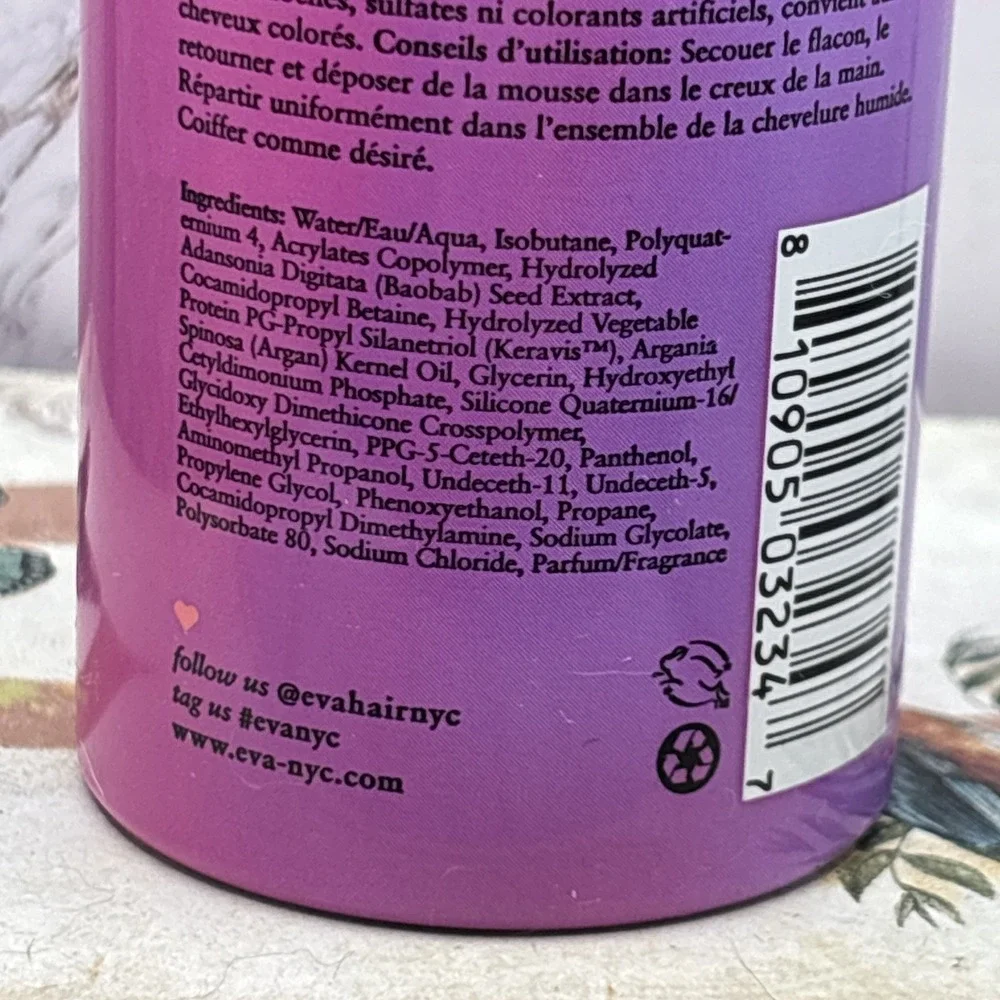 Eva NYC Mane Magic 10-in-1 Styling Mousse For All Hair‎ Types 5 oz New